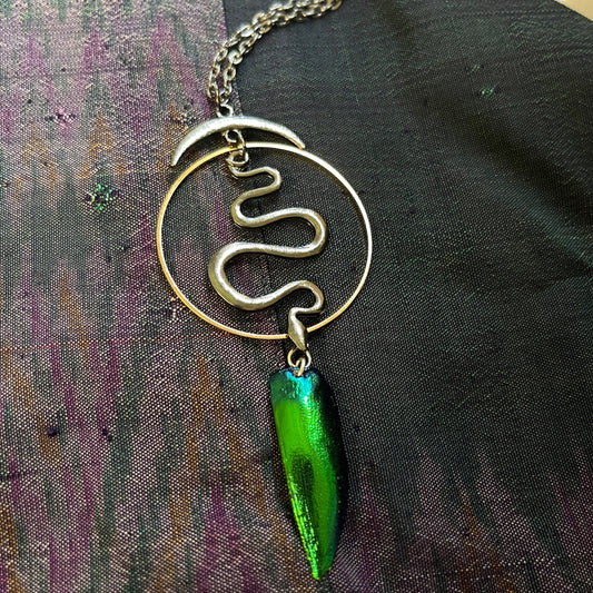 Naga Jewel Wing Necklace