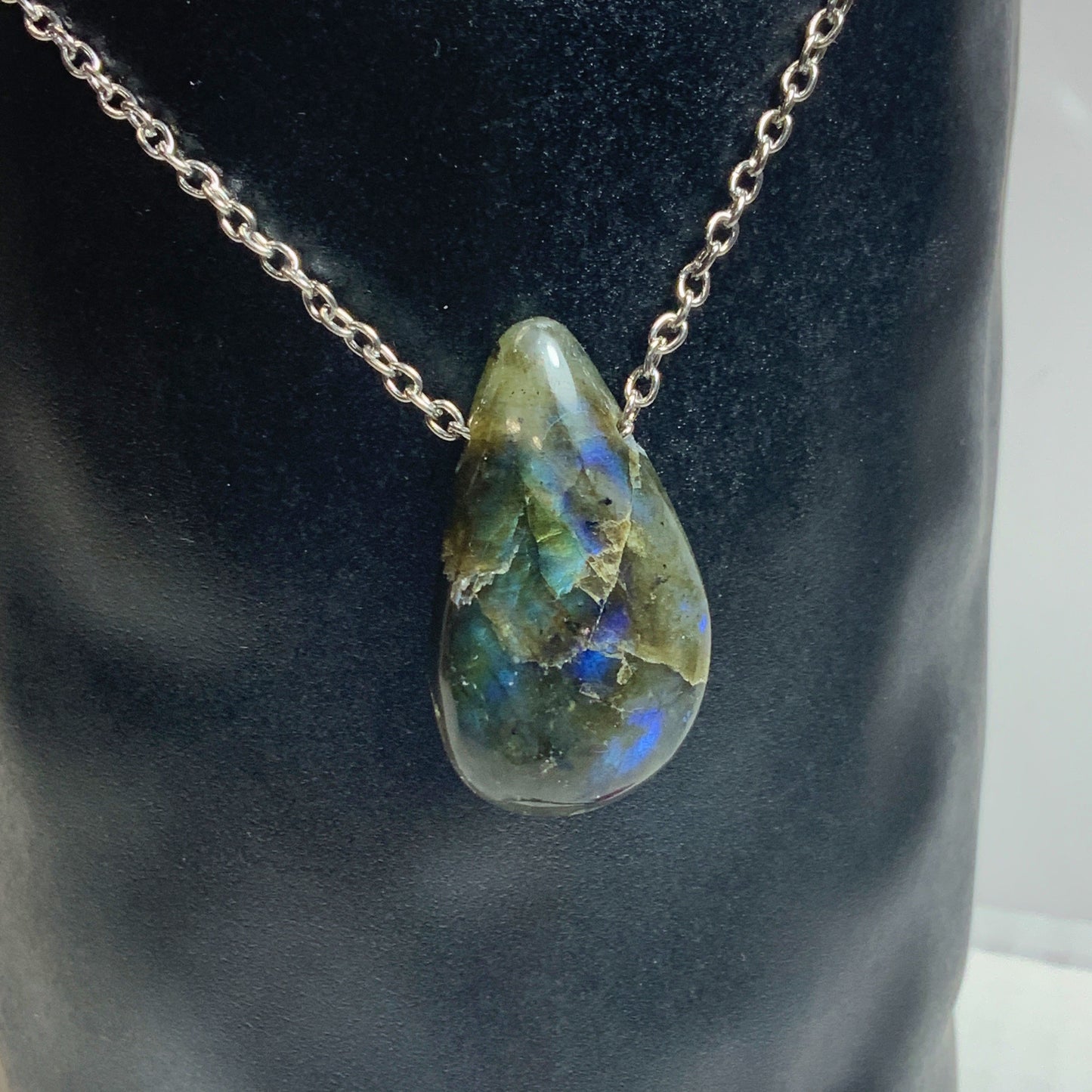 Magical Labradorite Drop Necklace