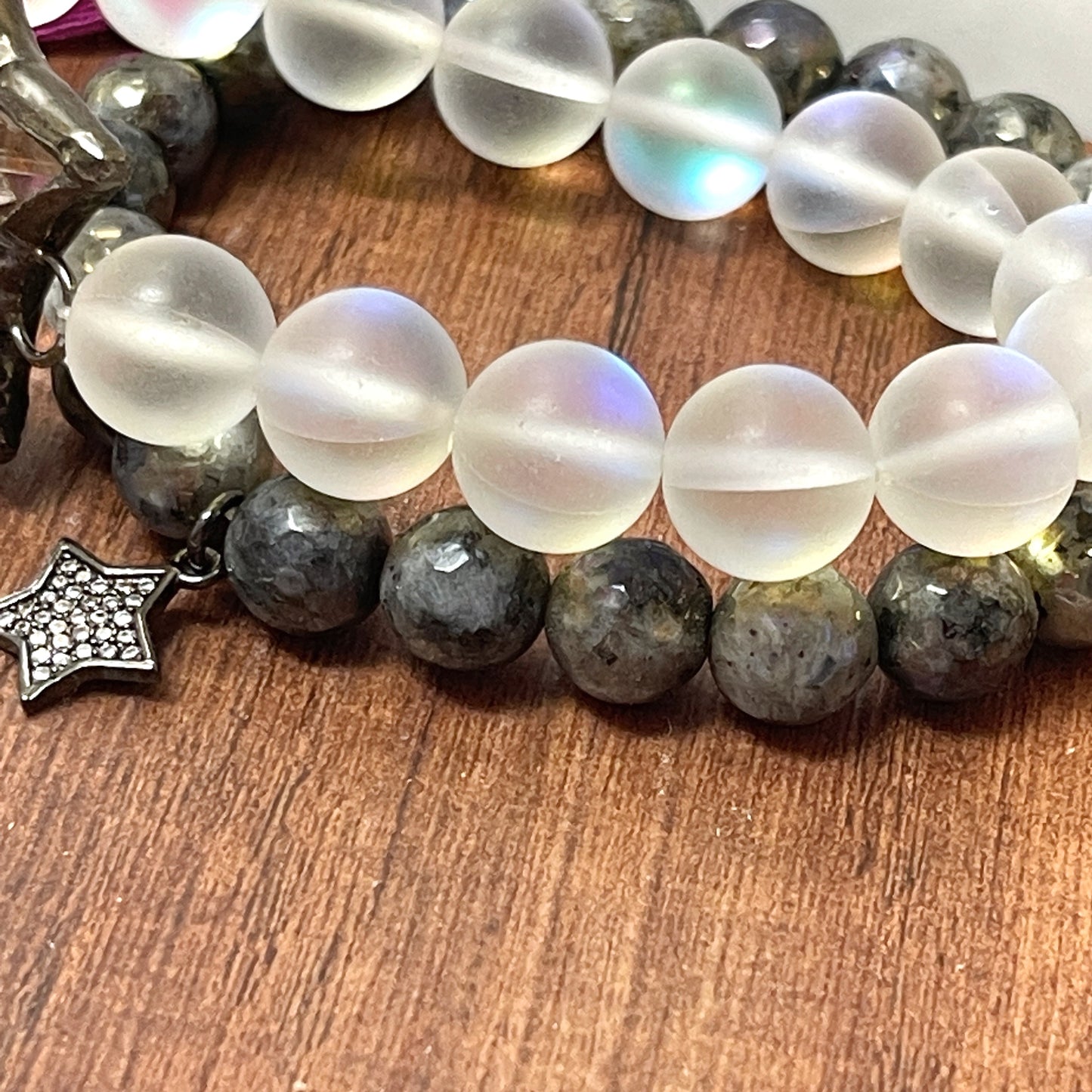 Opalite shining star bracelet