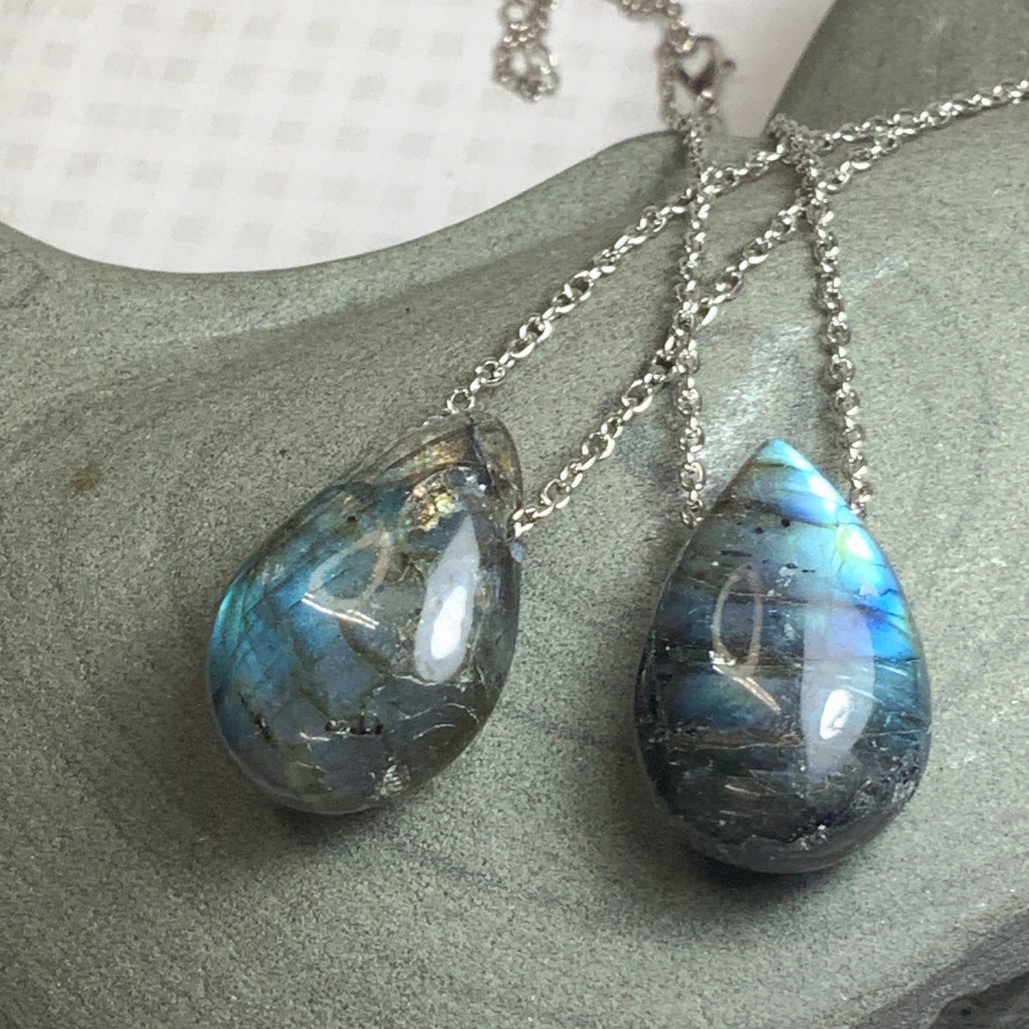 Magical Labradorite Drop Necklace