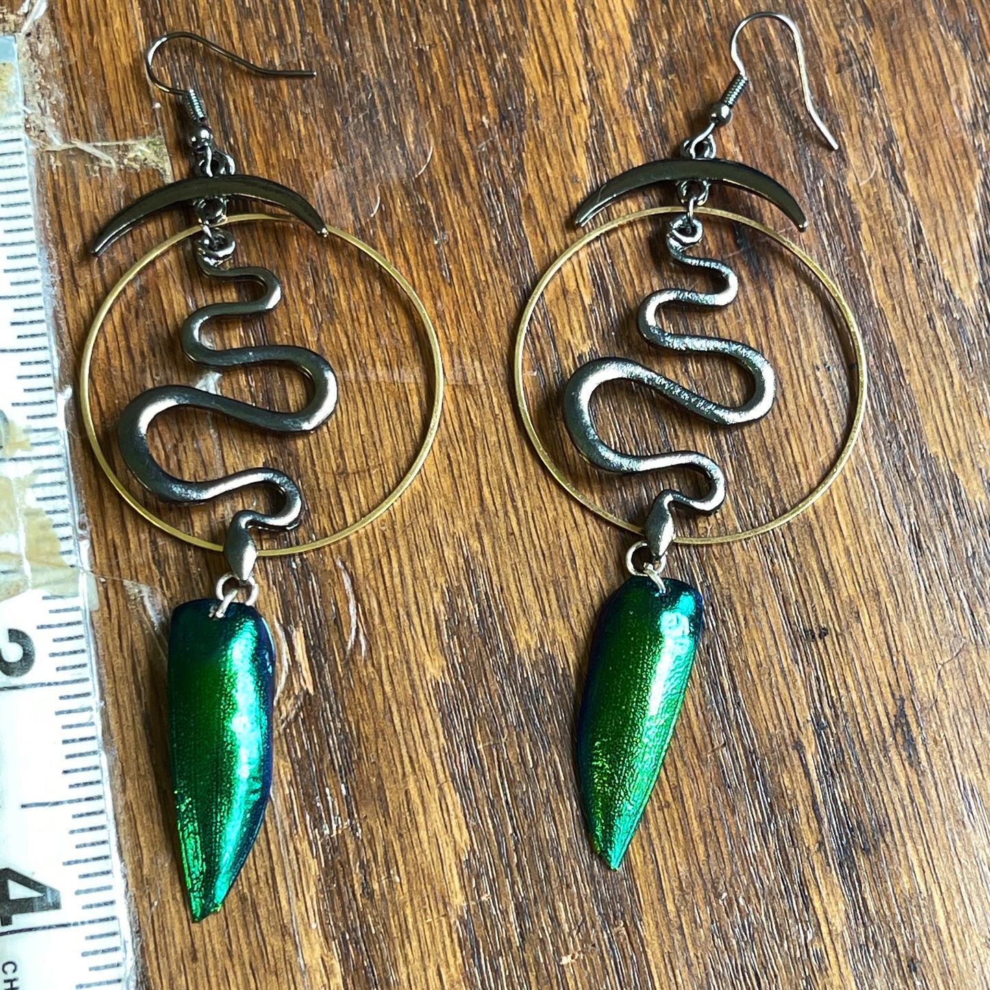 Naga Jewel Wing Earrings