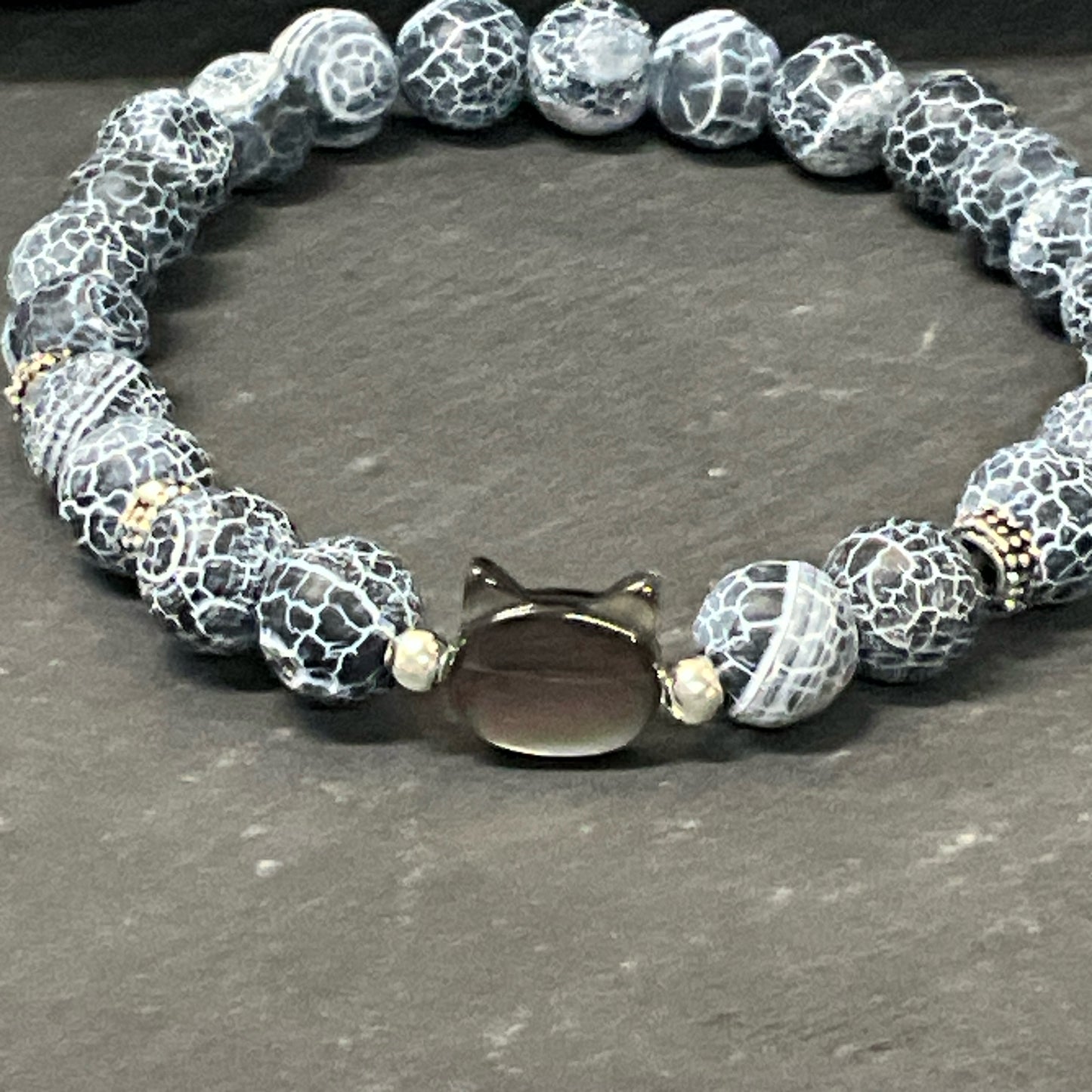 Kitty Cat Gemstone Bracelet
