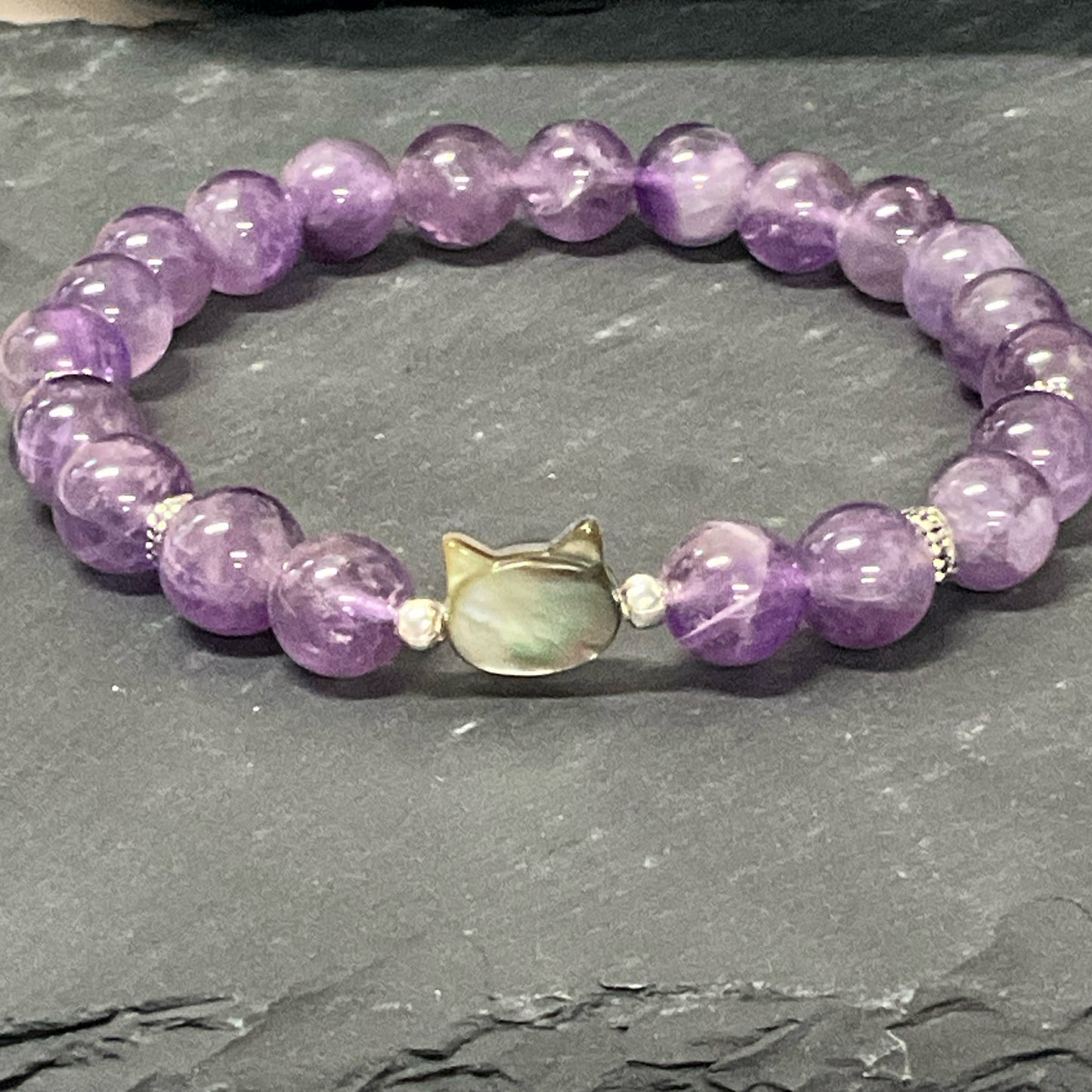 Kitty Cat Gemstone Bracelet