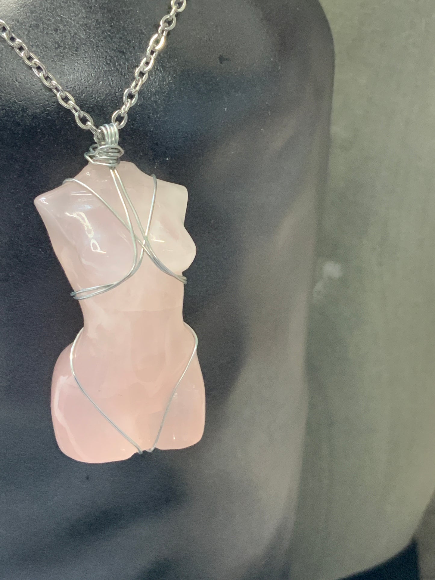 Venus Goddess Gemstone Necklace