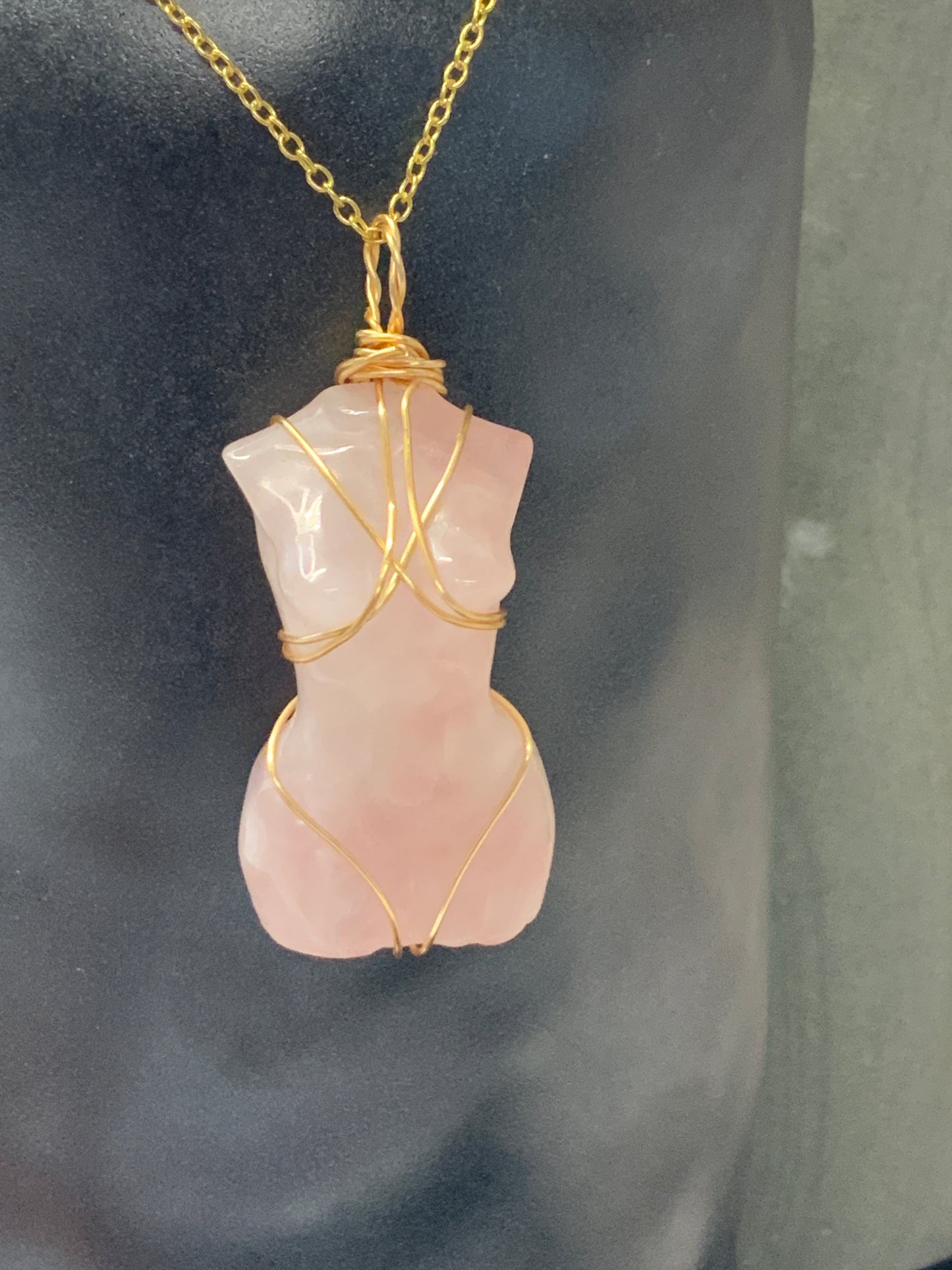 Venus Goddess Gemstone Necklace