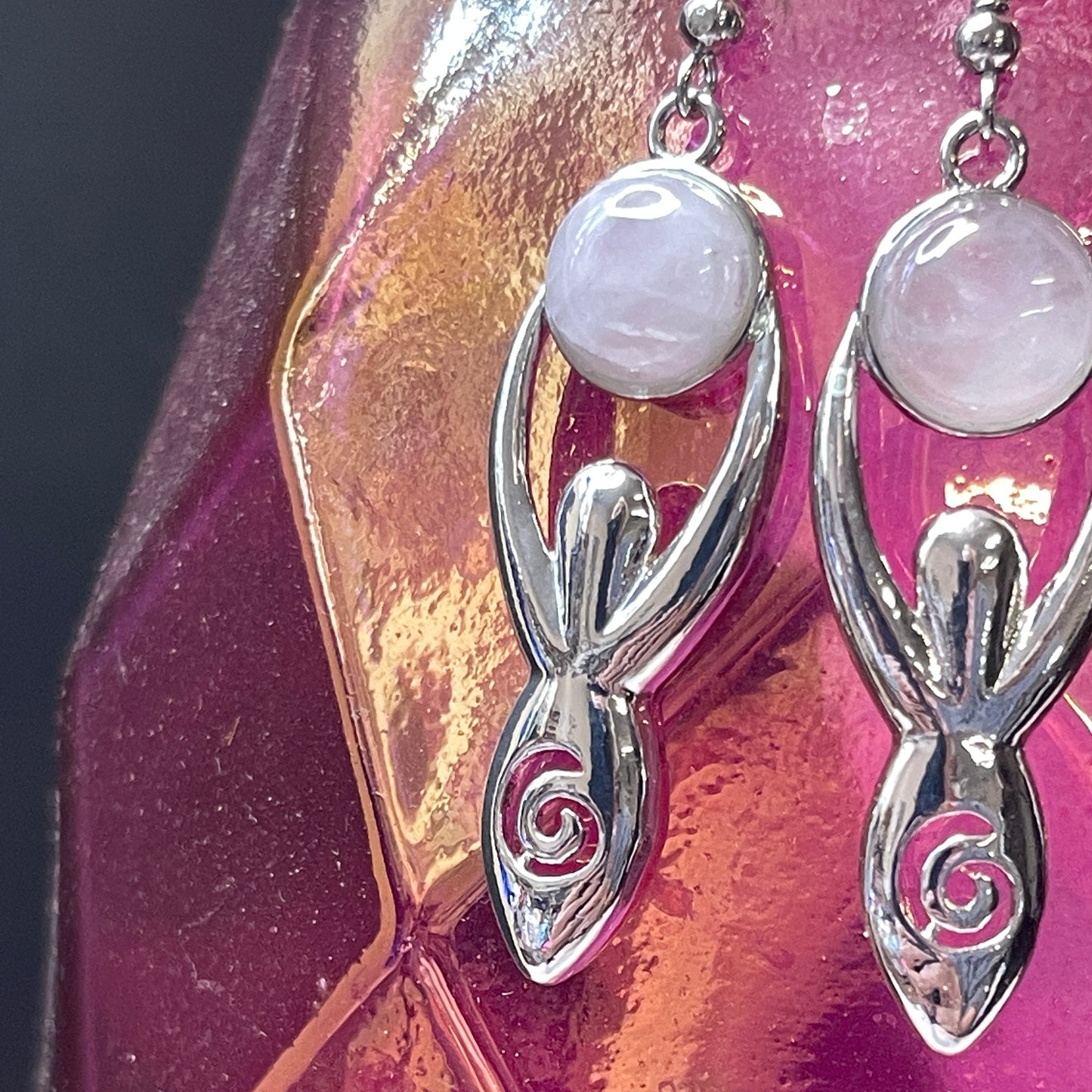 Goddess Gemstone Earrings