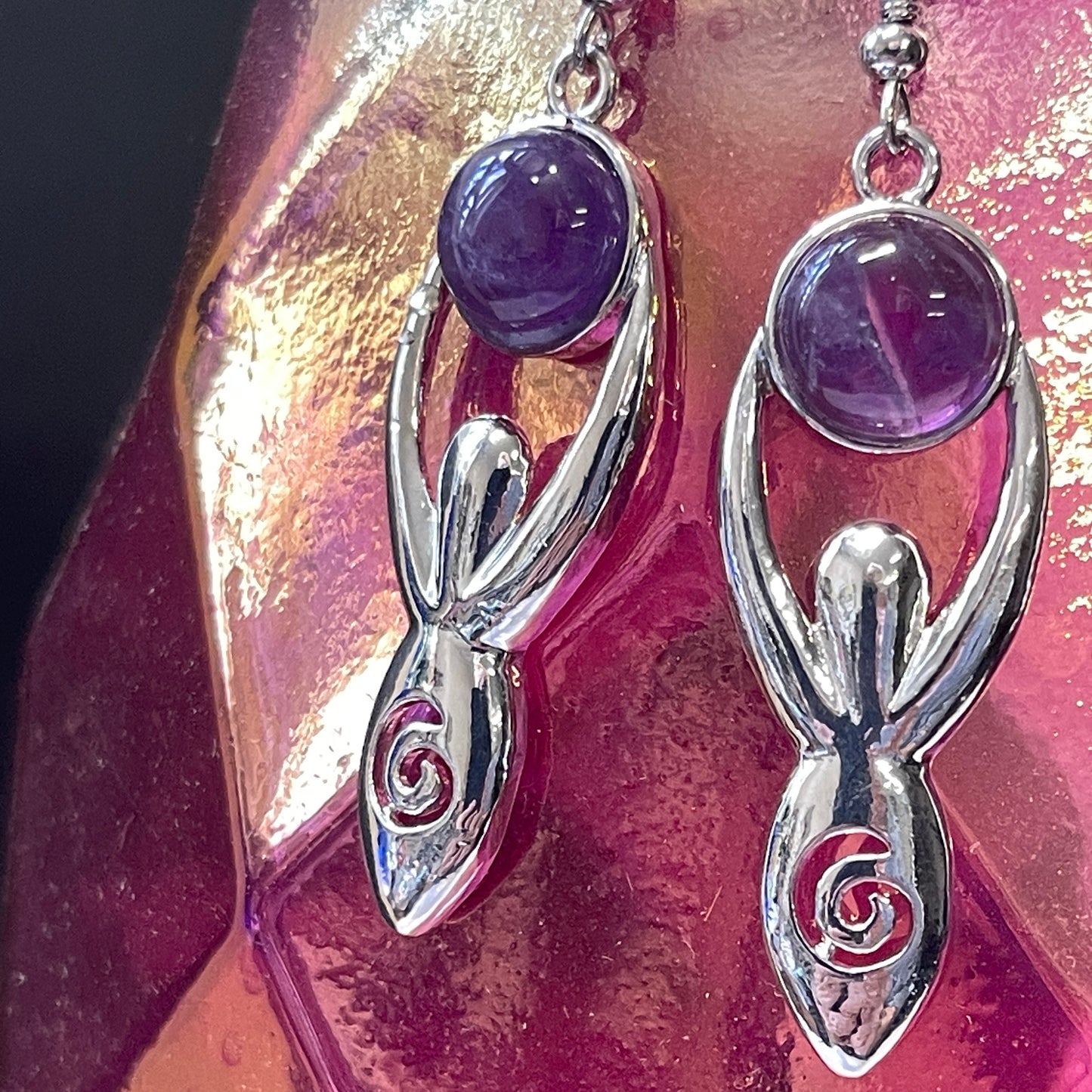 Goddess Gemstone Earrings