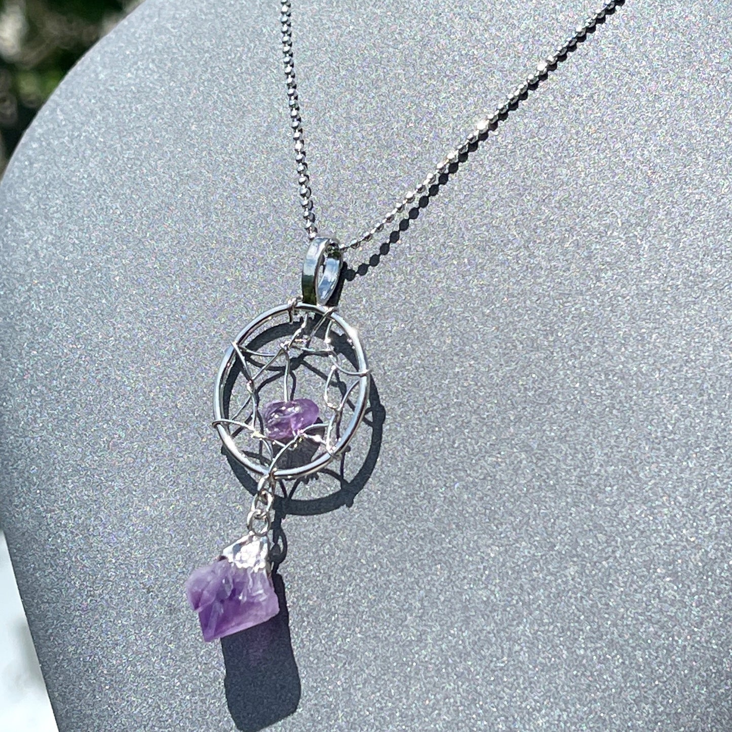 Dream Catcher Gemstone Necklace