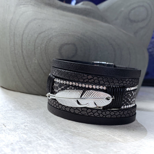 Ariel Leather Cuff Bracelet