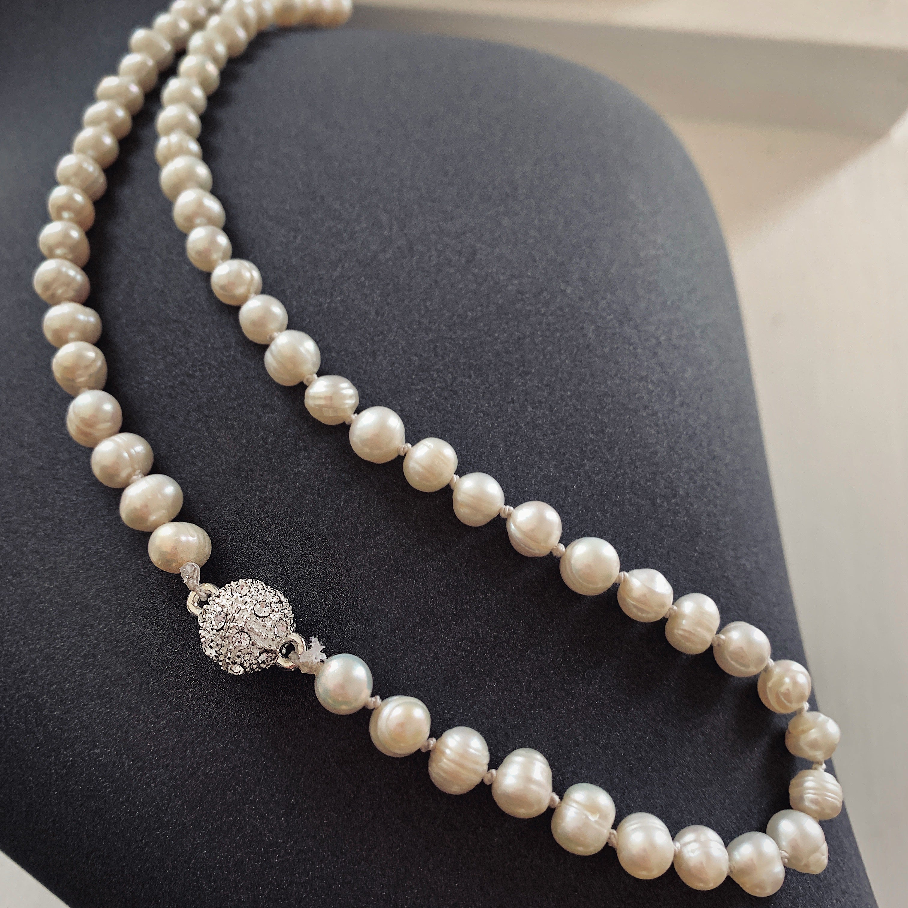 A modern approach to a classic, The White Freshwater Pearl Necklaces are  available with clasps in 14K and 18K White, Rose, and Yellow Gold… |  Instagram