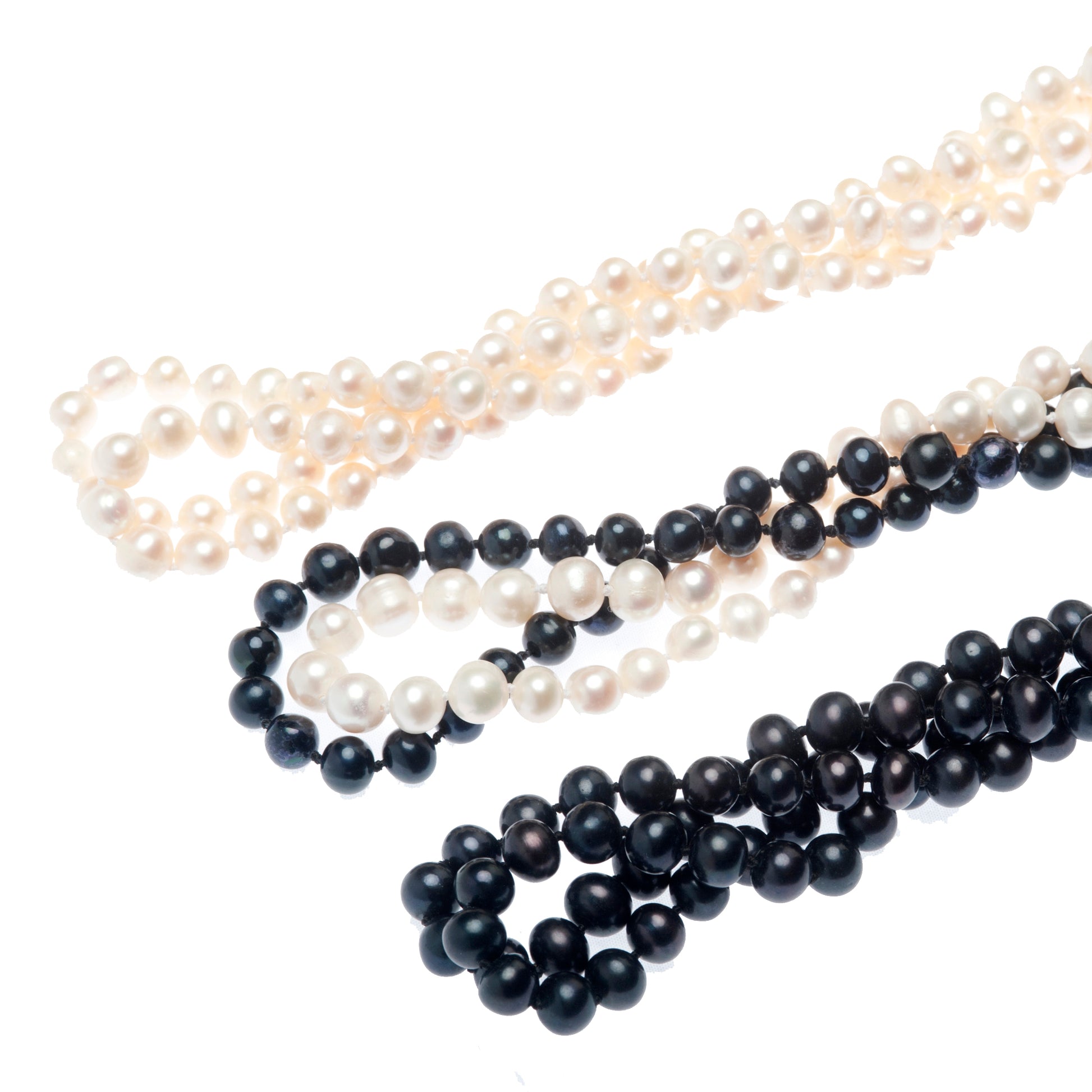 Gatsby rope Pearl Necklace extra long multiple styles