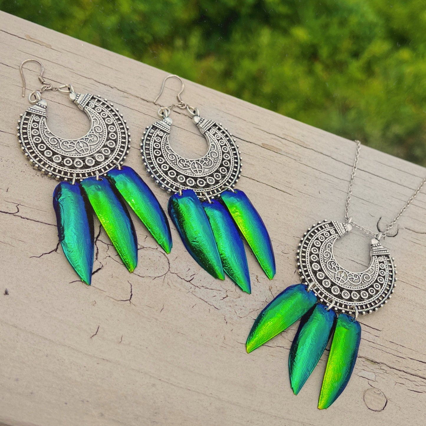 Deva Jewel Wing Bali Silver Necklace