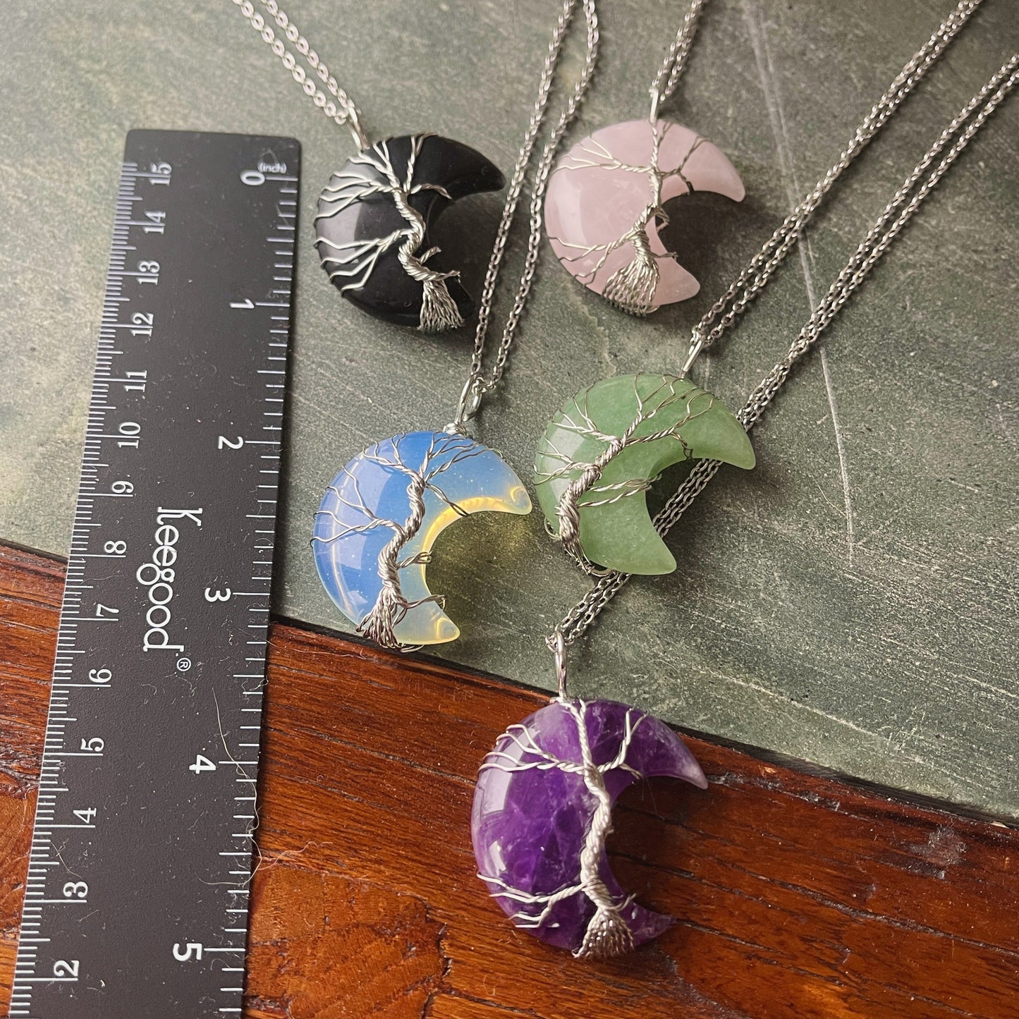 Artemis Gemstone Pendant Necklace