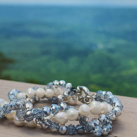 Kristin Pearl and Crystal Bracelet