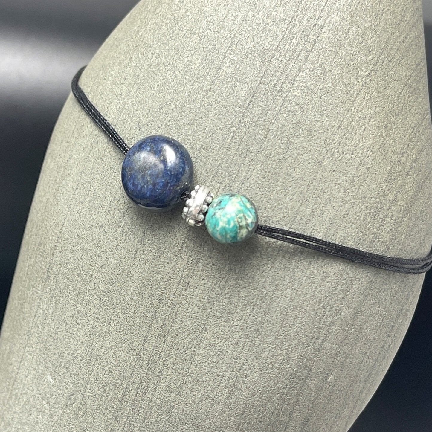 Lapis and Turquoise bracelet for embracing change