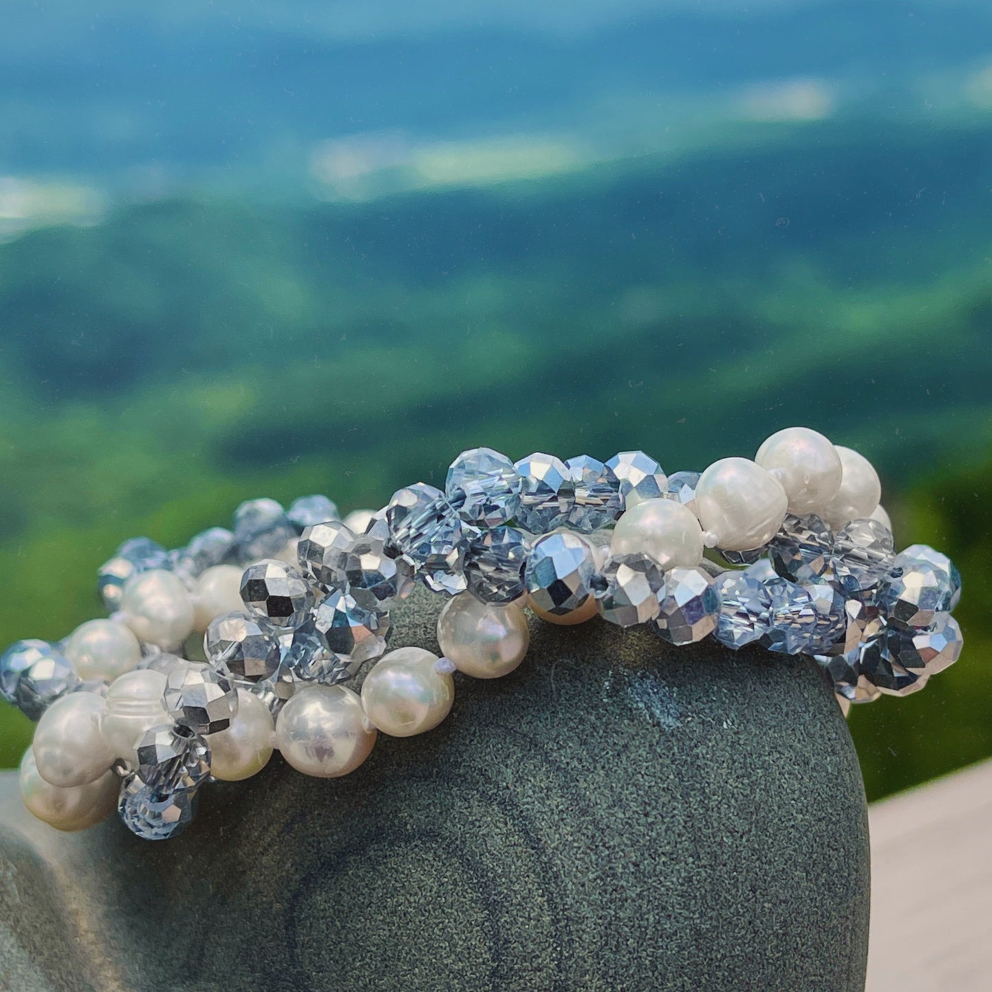 Kristin Pearl and Crystal Bracelet