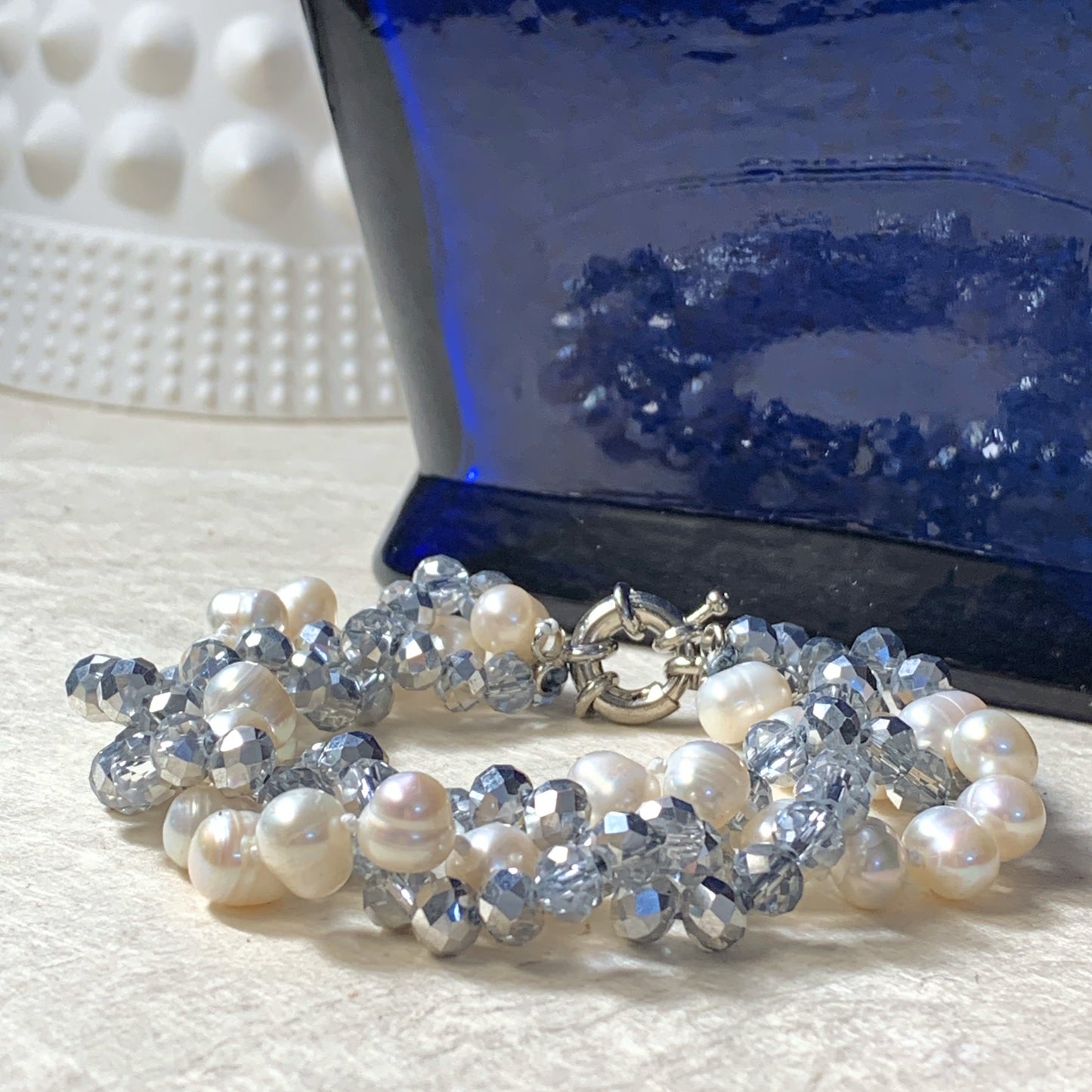 Kristin Pearl and Crystal Bracelet
