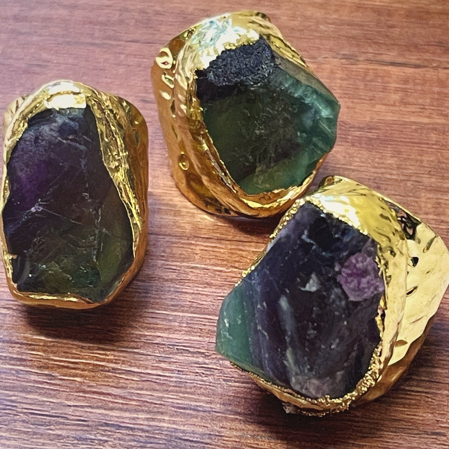 Genius Fluorite seriously statement ring