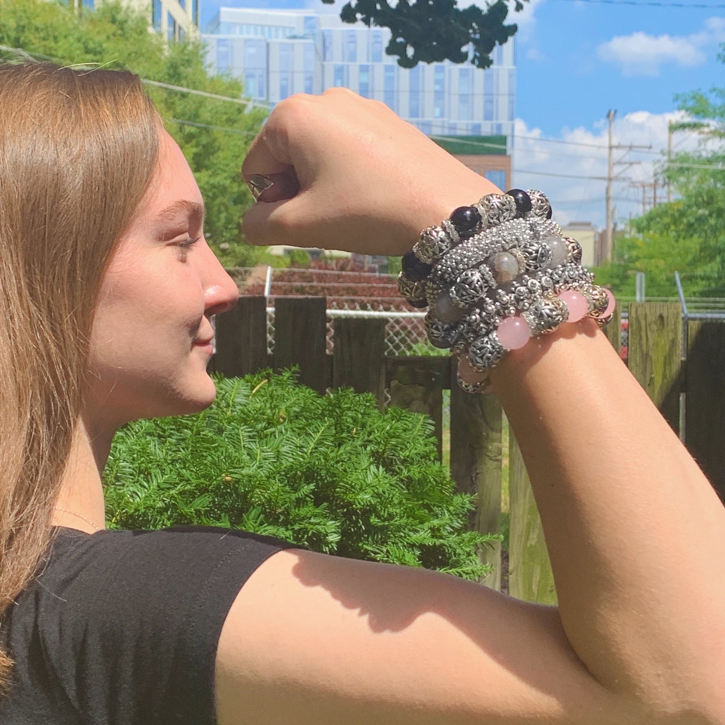 Serena Gemstone Statement Bracelet