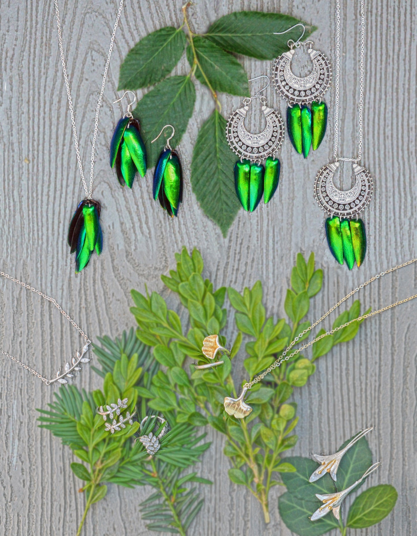 Jewel Wing Necklace
