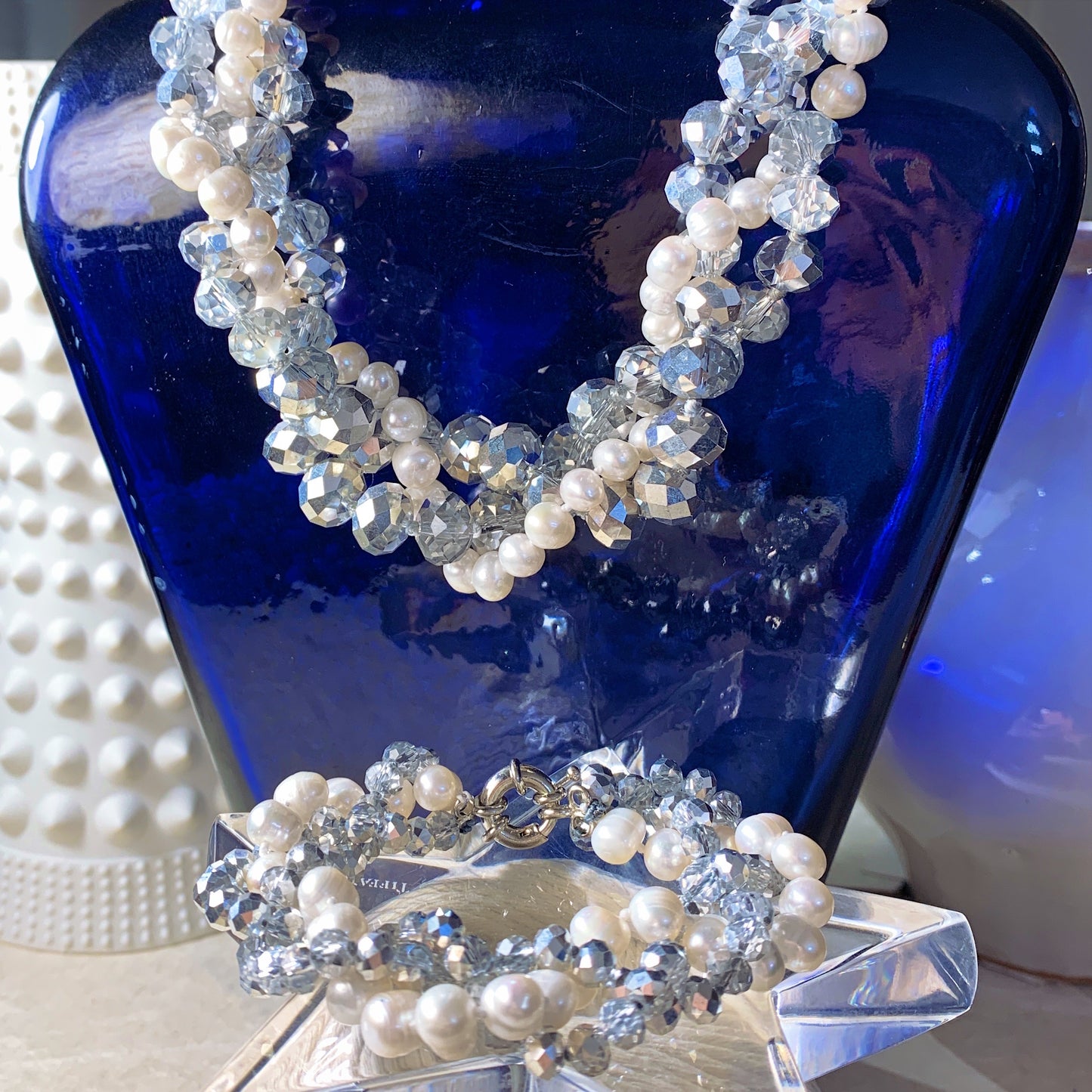 Kristin Pearl and Crystal Bracelet
