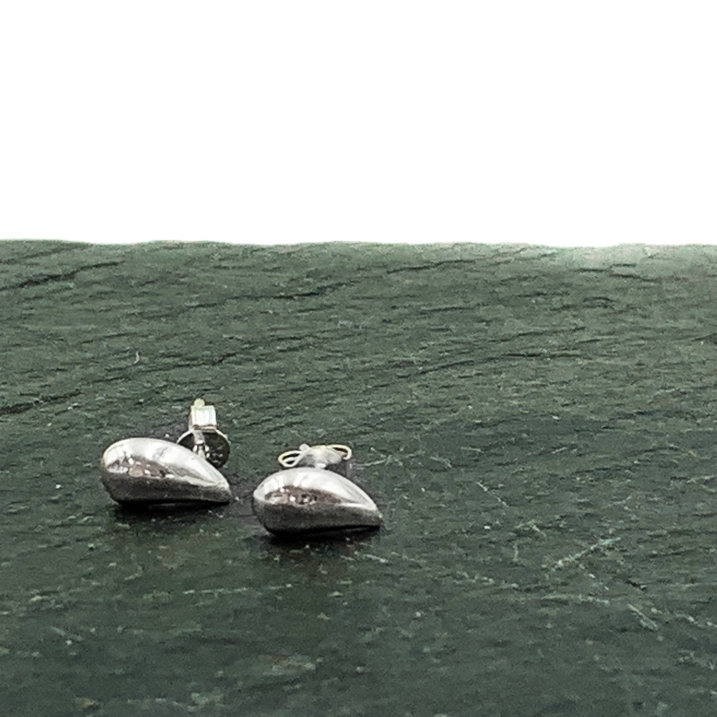 Minoa Sterling Silver Teardrop Earrings