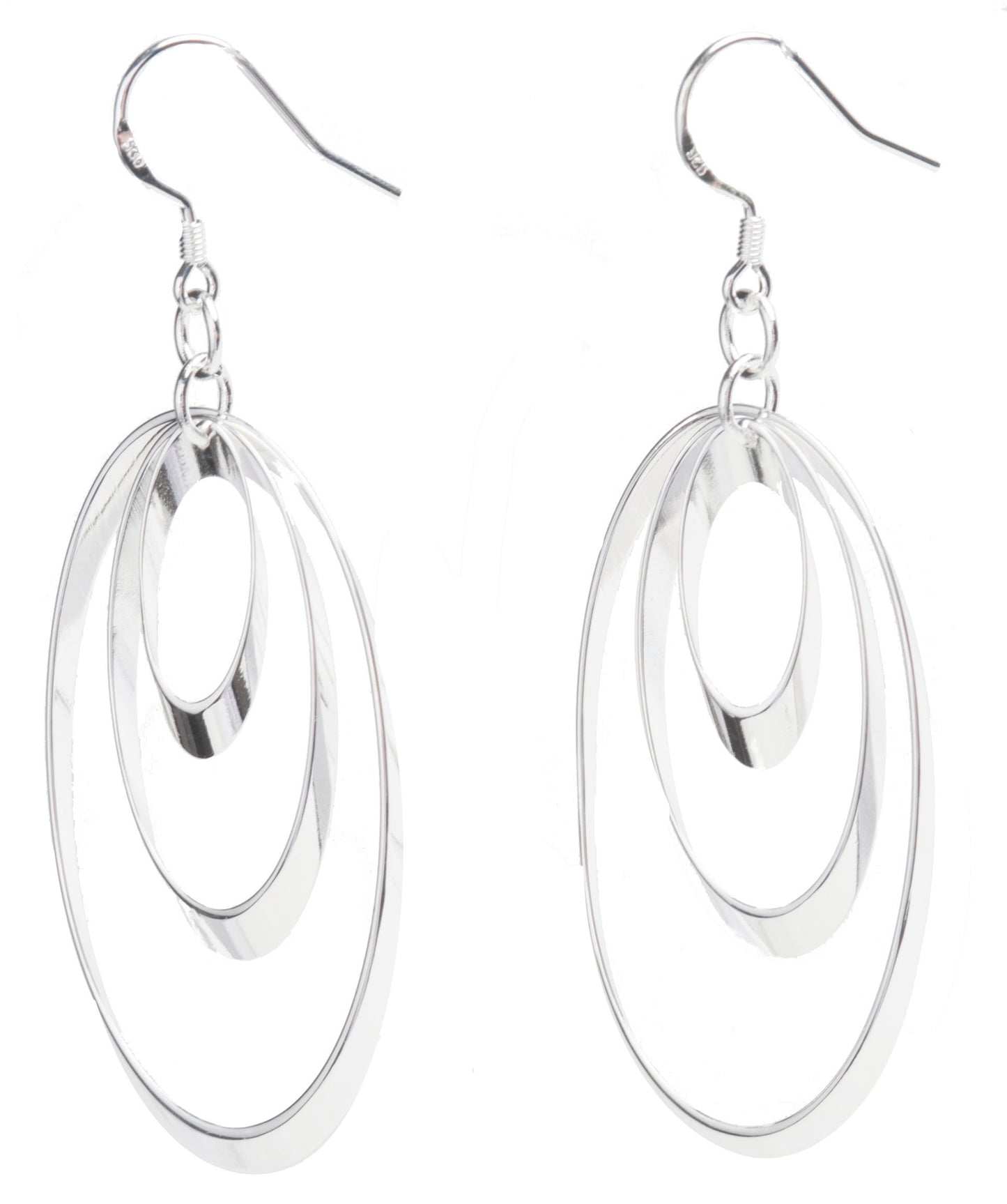 Vortex Sterling Silver Earrings