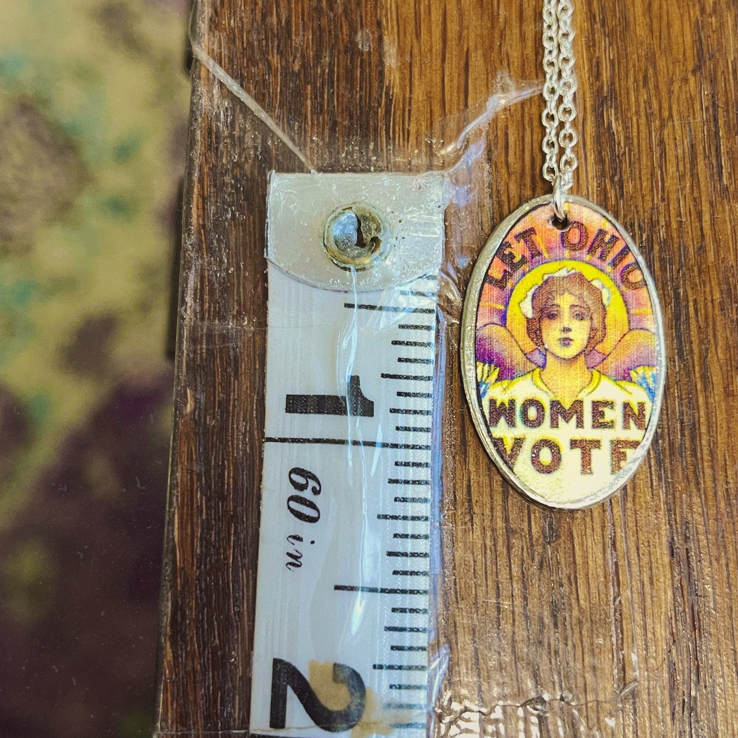 Let Ohio Women Vote Pendant Necklace
