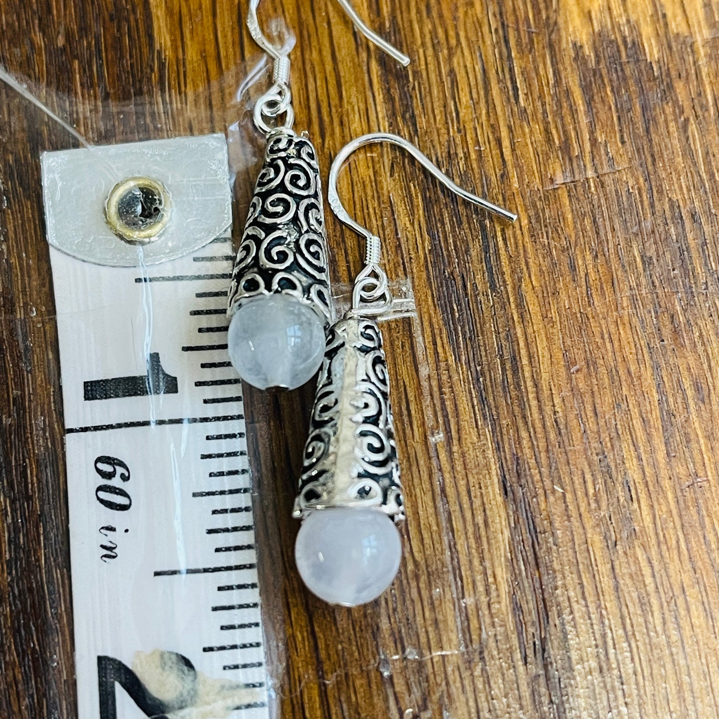 Cloudland Gemstone Bali Silver Earrings